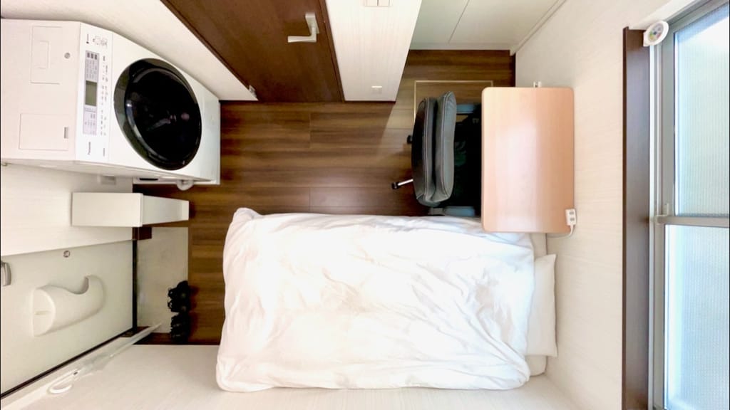 Living Big in a Tiny Tokyo Space: 7sqm Micro Apartment Tour